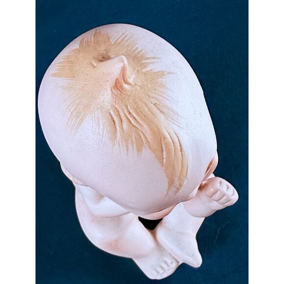 VTG Lefton Kewpie Doll Sucking Thumb Bisque Figurine 5" Cupid Baby Grannycore - Picture 7 of 10